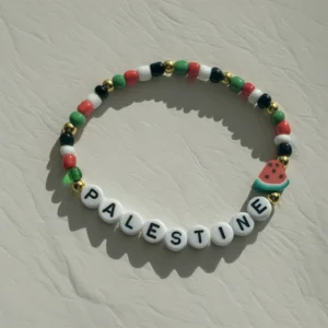 Palestine Beaded Bracelet